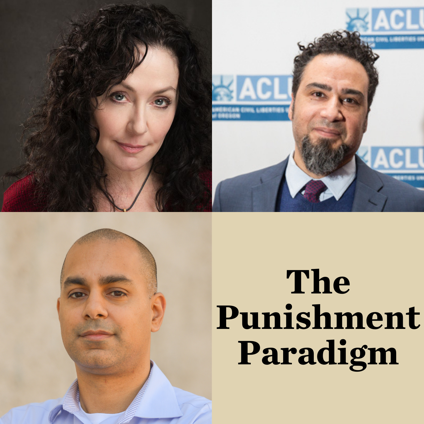 Clockwise from upper left: Rene Denfeld, david rogers, and Bobbin Singh